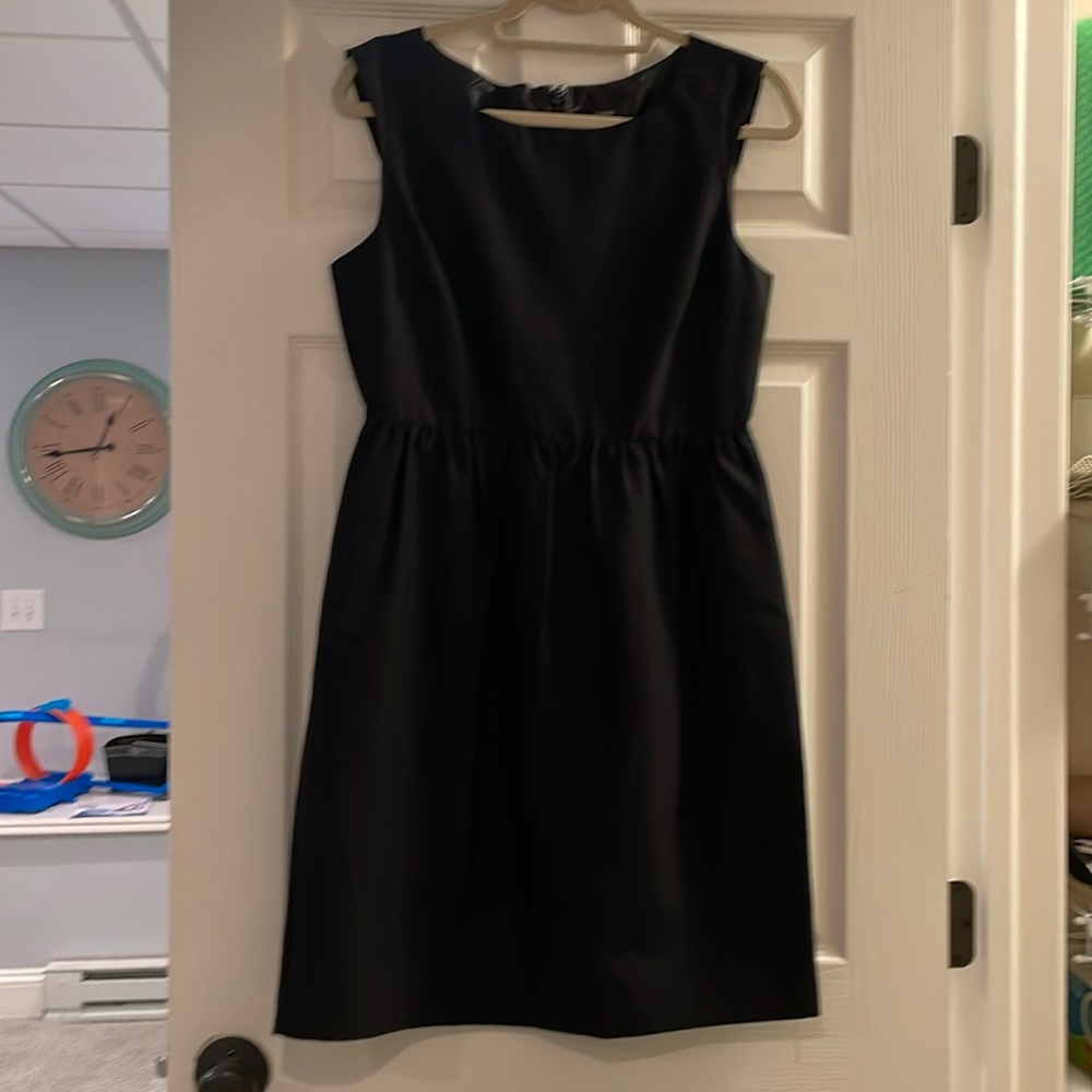 J. Crew Black Silk Dress, Size 8
